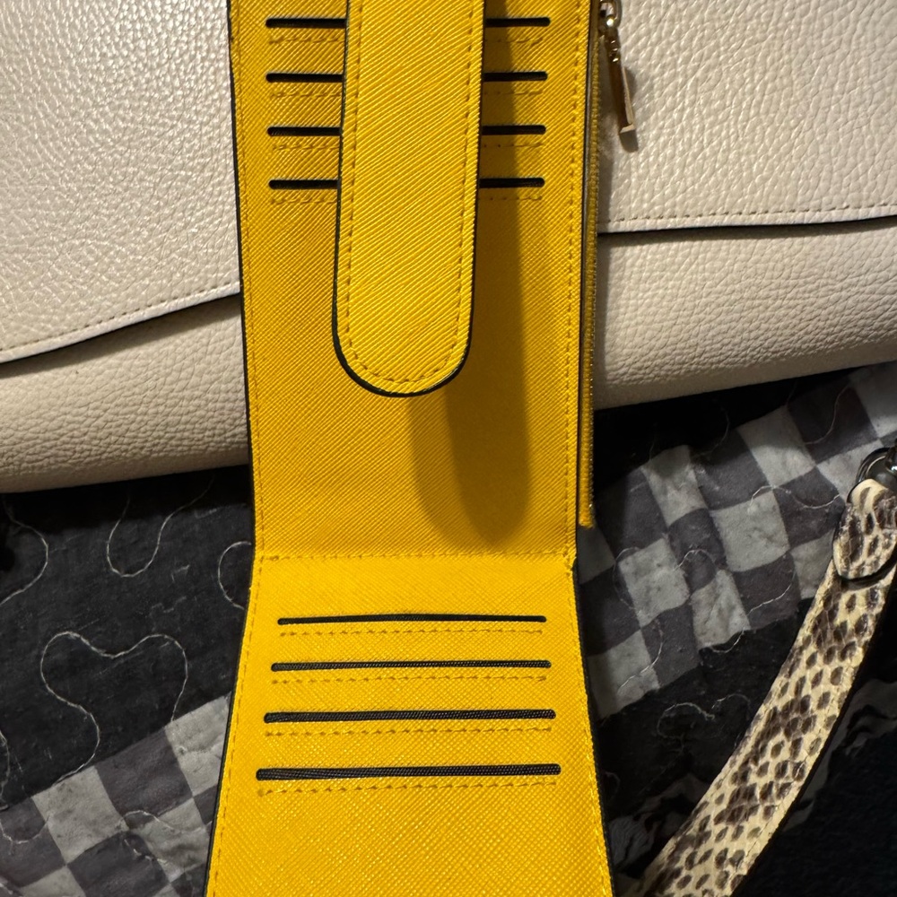 Stylish Cream and Yellow Women's Bag